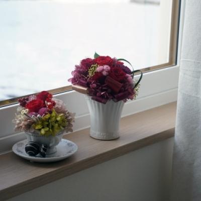 プリザーブドフラワー 大サイズ 花工房比呂【H-005】